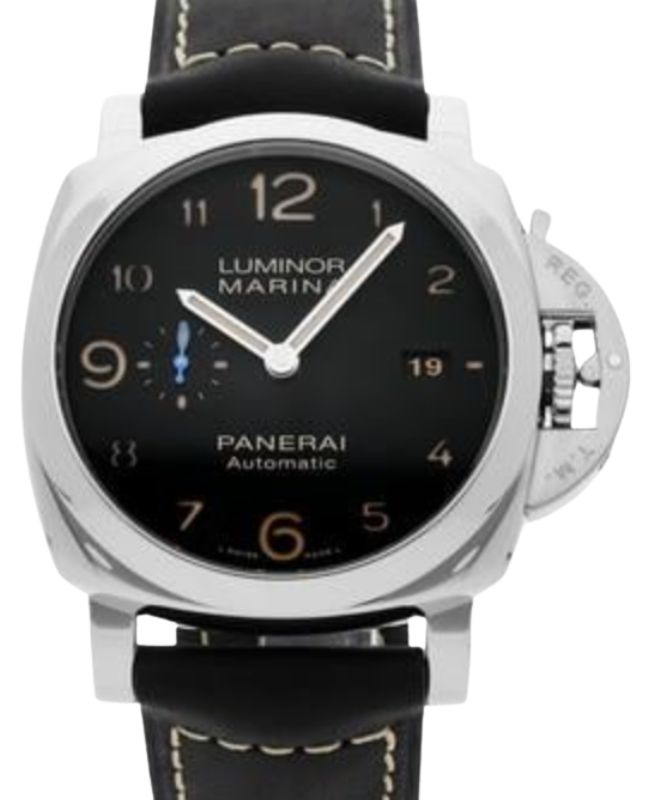 Panerai Luminor Marina Stainless Steel 44mm Black Dial Leather Strap PAM1359 - BRAND NEW