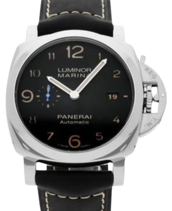 Panerai Luminor Marina Stainless Steel 44mm Black Dial Leather Strap PAM1359 - BRAND NEW