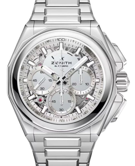 Zenith Defy Extreme Mirror Chronograph Steel Silver Dial 03.9102.9004/90.I001- BRAND NEW