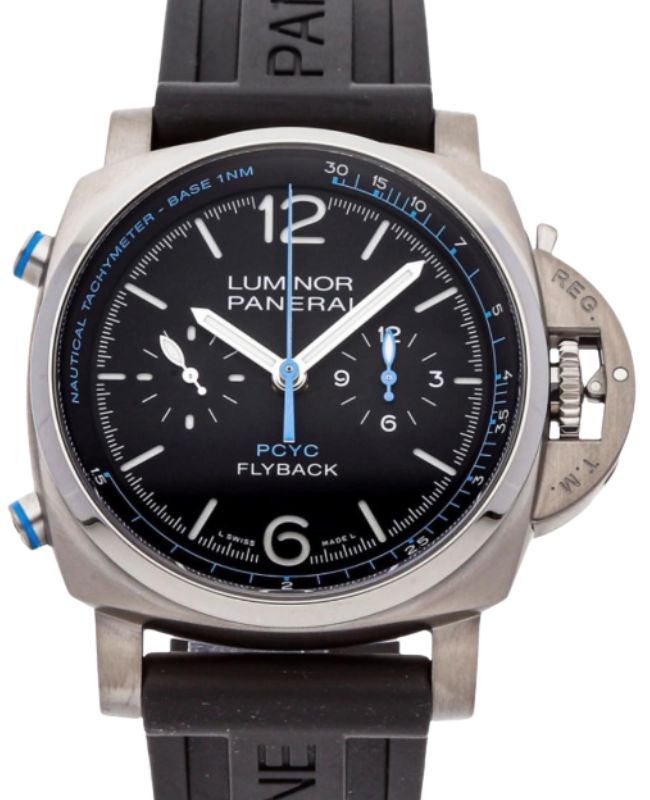 Panerai Luminor Yachts Challenge Titanium 44mm Black Dial Rubber Strap PAM00764 - BRAND NEW