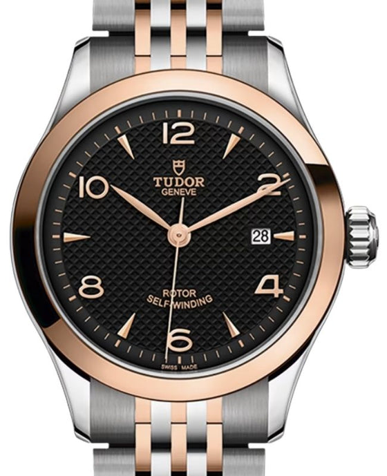 Tudor 1926 Steel 36mm Rose Gold Bezel Black Dial M91451-0003 - BRAND NEW