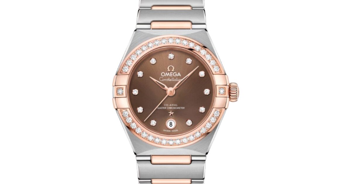 Omega Constellation Co-Axial Master Chronometer 29mm Steel-Sedna Gold Brown Dial 131.25.29.20.63.001