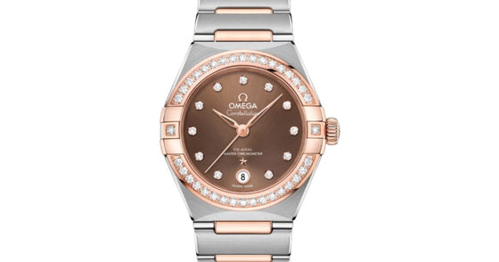 Omega Constellation Co-Axial Master Chronometer 29mm Steel-Sedna Gold Brown Dial 131.25.29.20.63.001