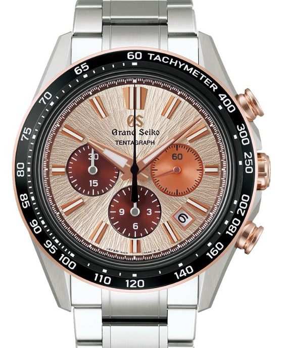 Grand Seiko Evolution 9 The Tentagraph Titanium 43.2mm Copper-Pink Dial SLGC006 - BRAND NEW