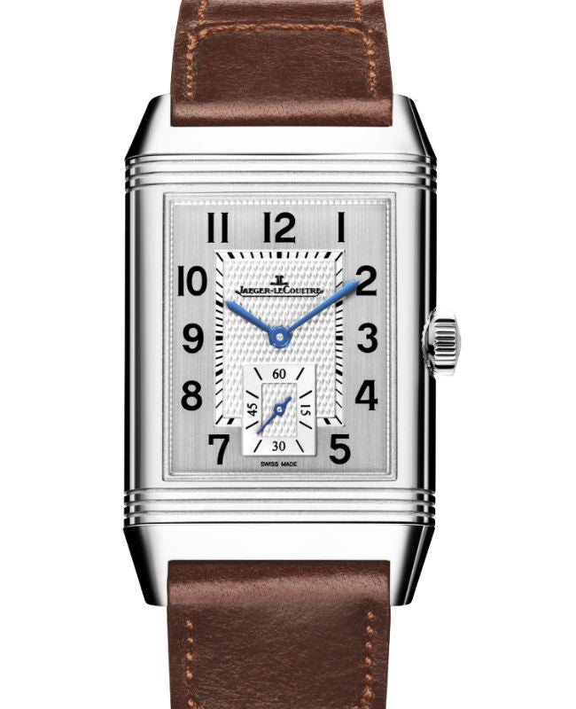 Jaeger-LeCoultre Reverso Classic Duoface Small Seconds Stainless Steel 47 x 28.3 mm Silver & Black Dial Q3848422