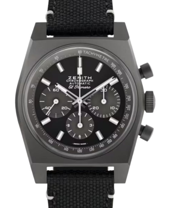 Zenith Chronomaster Revival Shadow Titanium 37mm Black Dial 97.T384.4061/21.C822 - BRAND NEW