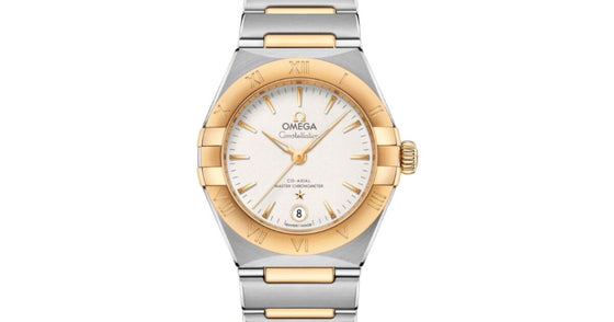 Omega Constellation Co-Axial Master Chronometer 29mm Steel Yellow Gold Silver Dial 131.20.29.20.02.002