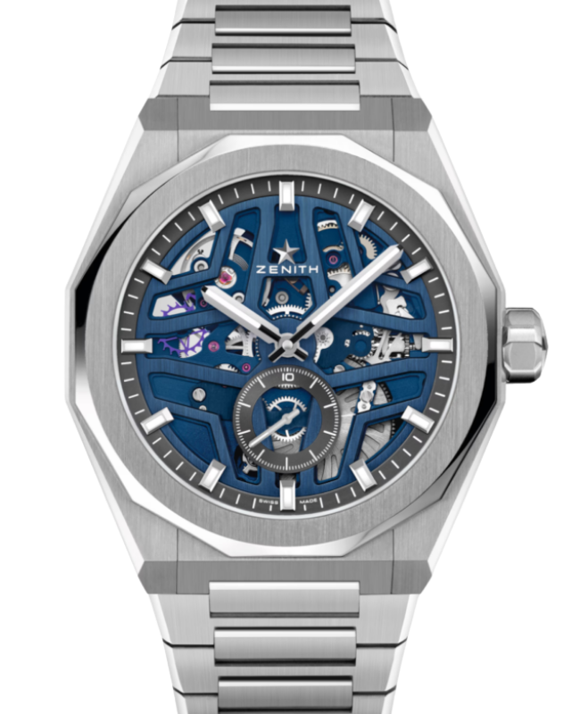 Zenith Defy Skyline Skeleton Steel 41 Blue Open Dial 03.9300.3620/79.I001 - BRAND NEW