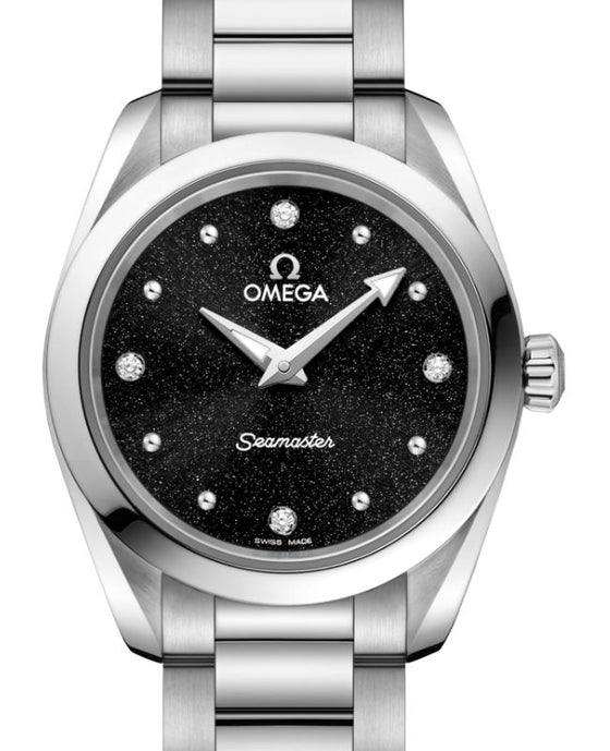Omega Seamaster Aqua Terra 150M Steel Diamond 28mm Black Dial 220.10.28.60.51.001 - BRAND NEW