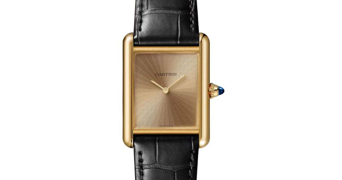 Cartier Tank Louis Medium Yellow Gold 33.7mm x 25.5mm Golden Dial WGTA0211 - BRAND NEW