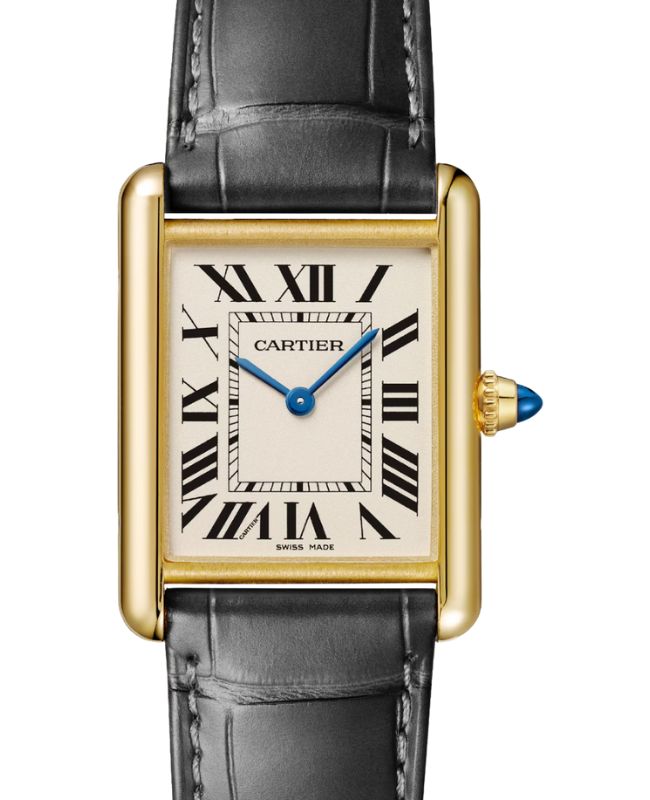 Tank Louis Cartier Medium Quartz 33.7mm x 25.5mm Yellow Gold Silver Dial WGTA0343 - BRAND NEW