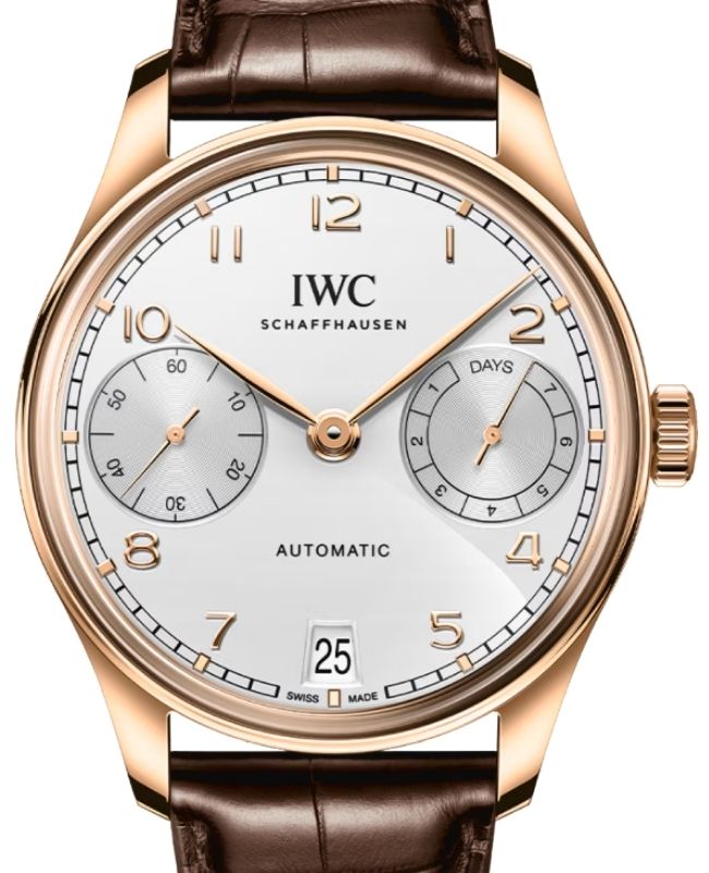 IWC Portugieser Automatic 18-Carat 5N gold 42.4mm Silver Plated Dial IW501706 - BRAND NEW