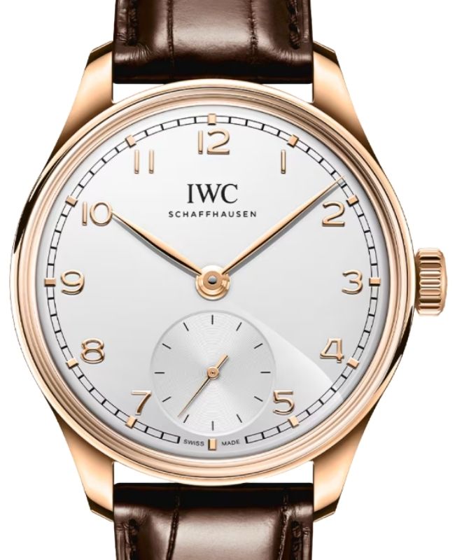 IWC Portugieser Automatic 18-Carat 5N gold 40.4mm Silver Plated Dial IW358404 - BRAND NEW
