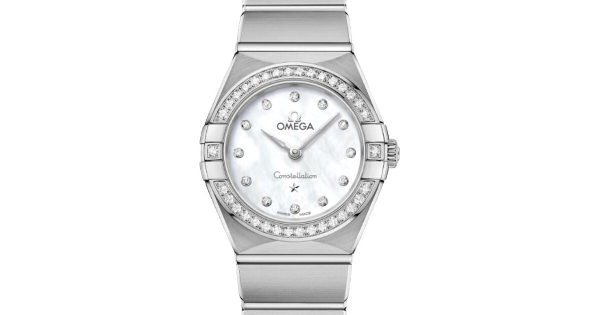 Omega Constellation Quartz 25mm Steel White Mother of Pearl Dial 131.15.25.60.55.001