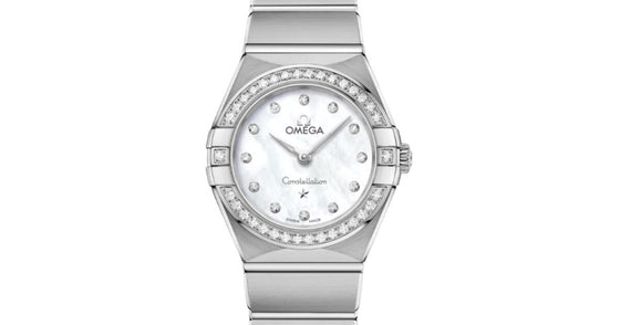 Omega Constellation Quartz 25mm Steel White Mother of Pearl Dial 131.15.25.60.55.001
