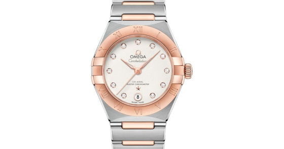 Omega Constellation Co-Axial Master Chronometer 29mm Steel-Sedna Gold White Silvery Dial 131.20.29.20.52.001