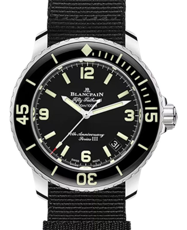 Blancpain Fifty Fathoms 70th Anniversary Act 1 Series III Limited Edition Steel 42.3mm Black Dial 5010C 1130 NABA - BRAND NEW