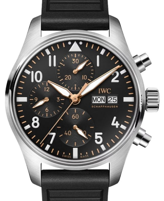 IWC Pilot’s Watch Chronograph Steel 41mm APXGP Black Dial IW388116 - BRAND NEW