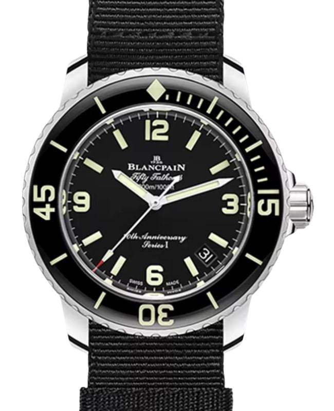 Blancpain Fifty Fathoms 70th Anniversary Act 1 Series I Limited Edition Steel 42.3mm Black Dial 5010A 1130 NABA - BRAND NEW