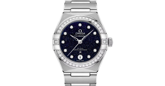 Omega Constellation Co-Axial Master Chronometer 29mm Steel Blue Diamond Dial 131.15.29.20.53.001