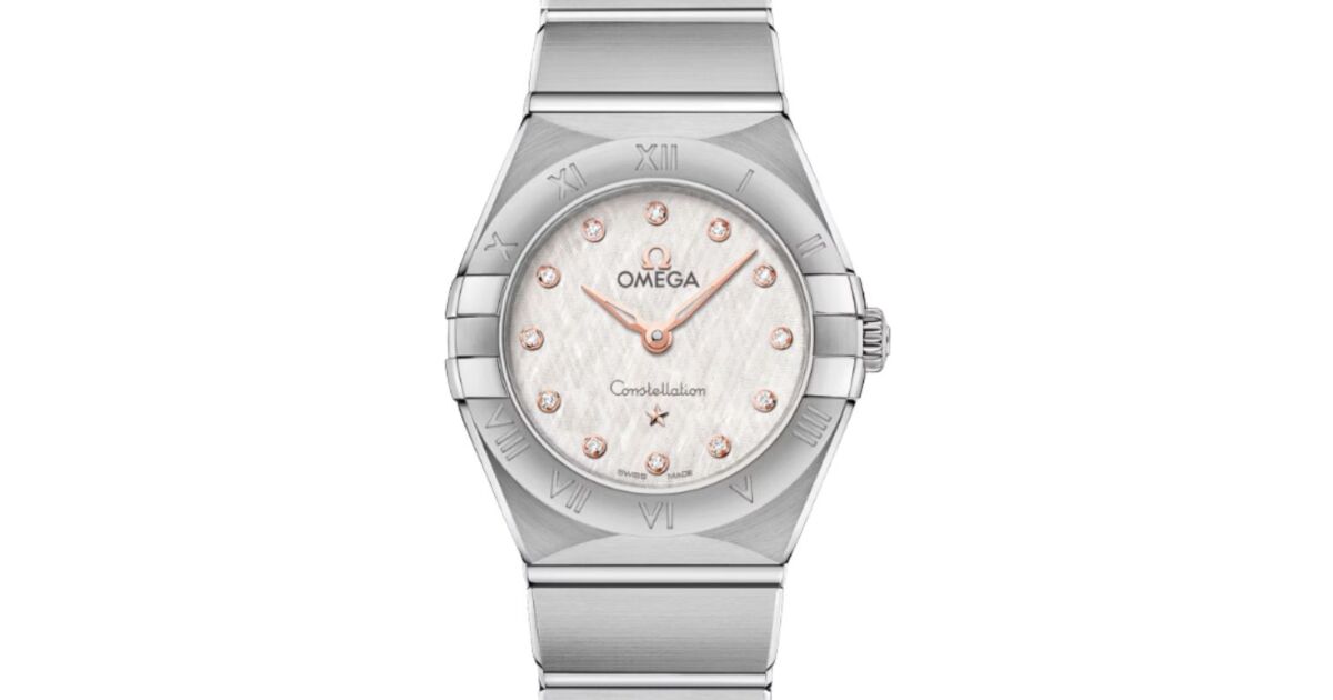Omega Constellation Quartz 25mm Steel Silver Dial 131.10.25.60.52.001