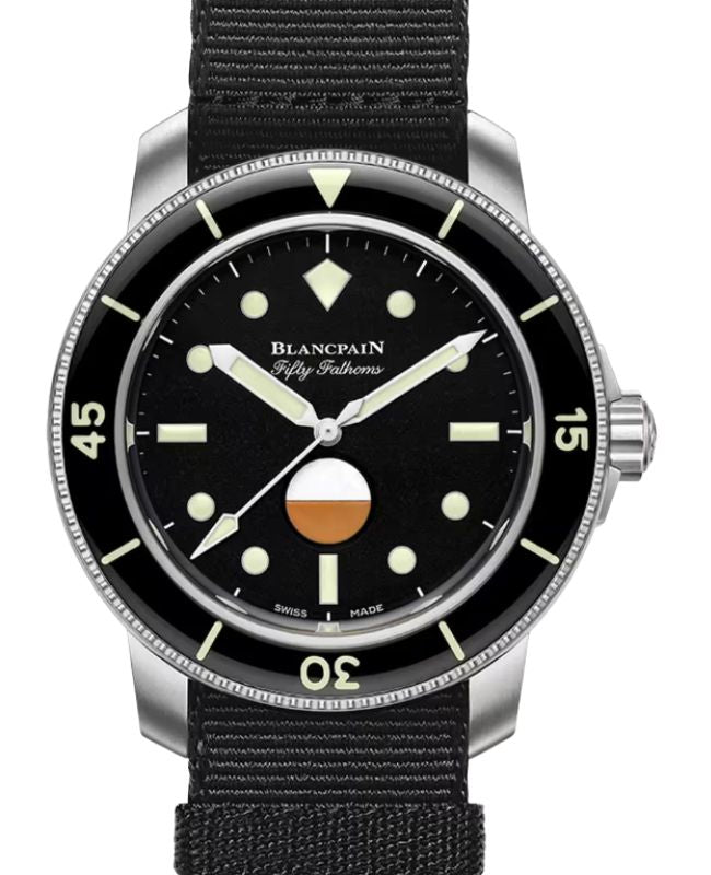 Blancpain Fifty Fathoms MIL-SPEC Hodinkee Limited Edition Steel 40.3mm Black Dial 5008 11B30 NABA - BRAND NEW