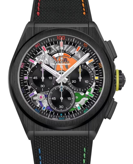 Zenith Defy 21 Chroma II Ceramic Black Dial 49.9013.9004/21.R952 - BRAND NEW