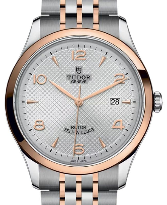 Tudor 1926 Steel 36mm Rose Gold Bezel Silver Dial M91451-0001 - BRAND NEW
