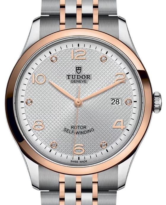 Tudor 1926 Steel/Rose Gold Bracelet 39mm Silver Diamond Dial M91551-0002
