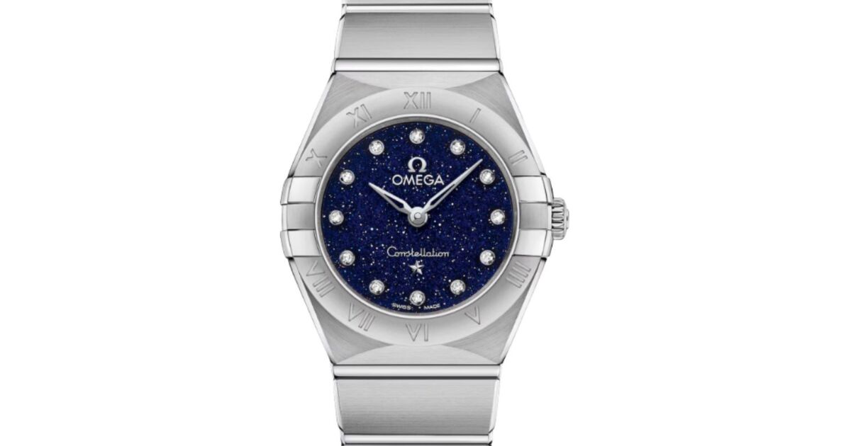 Omega Constellation Quartz 25mm Steel Blue Dial 131.10.25.60.53.001