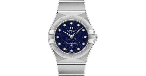 Omega Constellation Quartz 25mm Steel Blue Dial 131.10.25.60.53.001