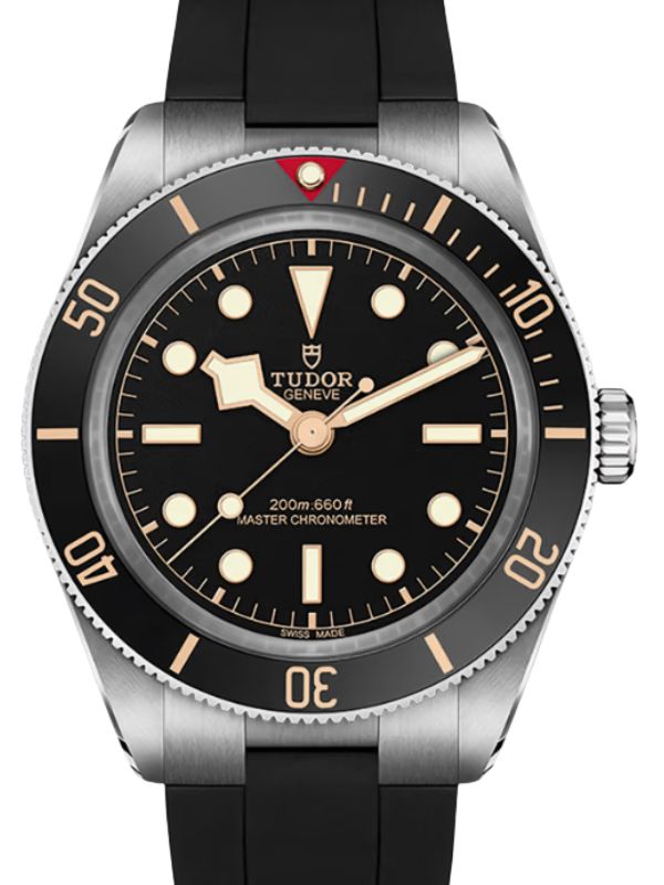 Tudor Black Bay 58 39mm Steel Black Dial Rubber Strap M7939A1A0NU-0003