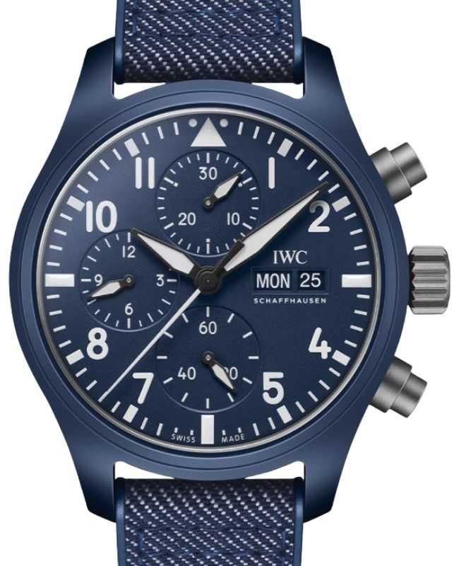 IWC Pilot's Watch Chronograph TOP GUN Oceana Ceramic 41.9mm Blue Dial IW389404 - BRAND NEW