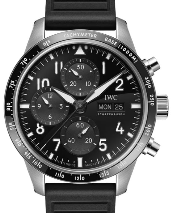 IWC Pilot’s Watch Performance Chronograph AMG Titanium 41mm Black Dial IW388305 - BRAND NEW