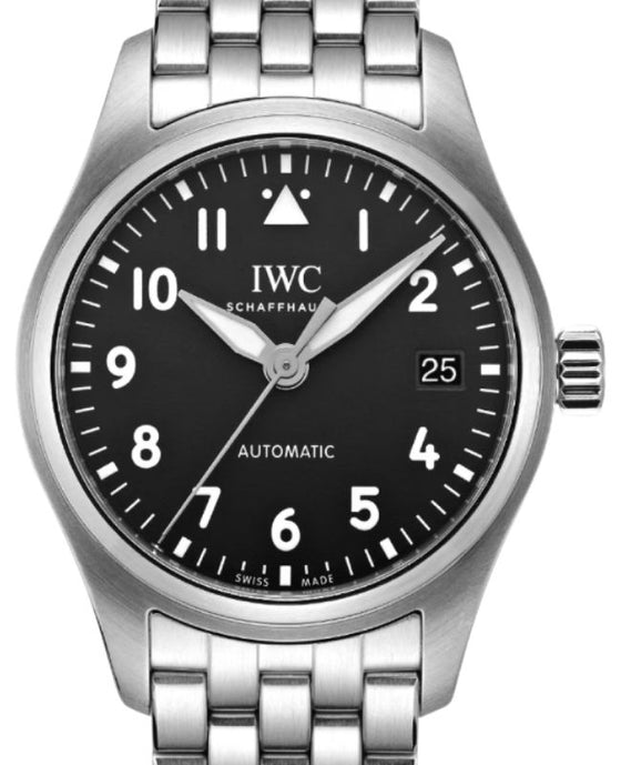 IWC Pilot’s Watch Automatic Steel 36mm Black Dial IW324010 - BRAND NEW