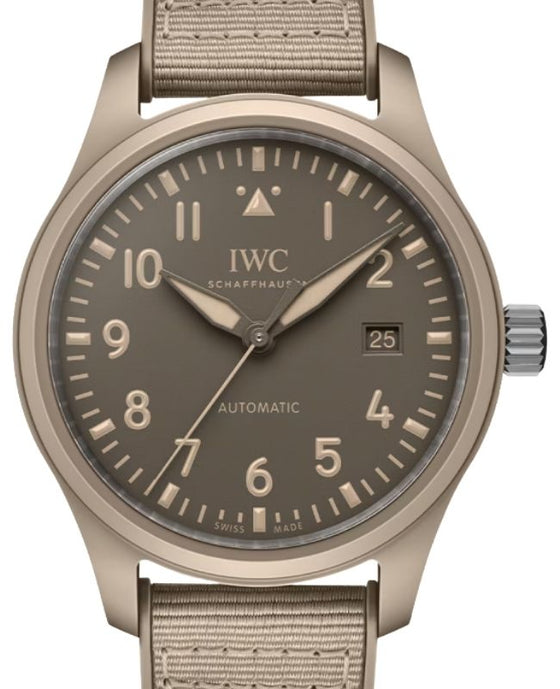 IWC Pilot's Watch Automatic TOP GUN Mojave Desert Ceramic 41mm Brown Dial IW328106 - BRAND NEW