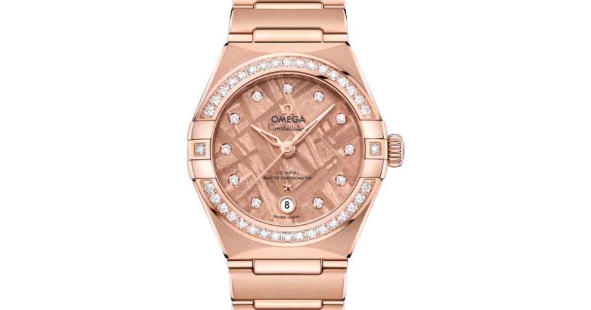 Omega Constellation Co-Axial Master Chronometer 29mm Sedna Gold Pink Diamond Dial 131.55.29.20.99.006