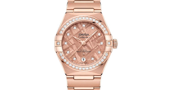 Omega Constellation Co-Axial Master Chronometer 29mm Sedna Gold Pink Diamond Dial 131.55.29.20.99.006