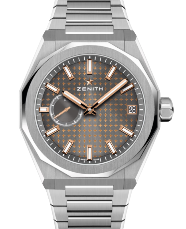 Zenith Defy Skyline Steel 41 Grey Sunburst-Patterned Dial 03.9300.3620/02.I001 - BRAND NEW