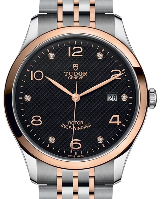 Tudor 1926 Steel/Rose Gold Bracelet 39mm Black Diamond Dial M91551-0004