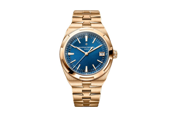 Vacheron Constantin Overseas Self-Winding Pink Rose Gold Blue Dial 4500V/110R-B705 - BRAND NEW
