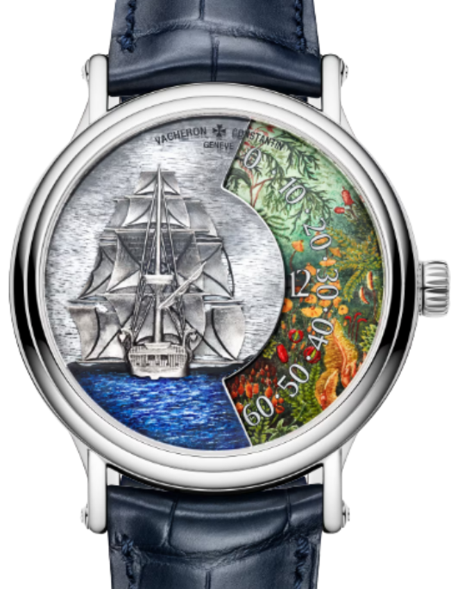 Vacheron Constantin Metiers d'Art Tribute to Explorer Naturalists - Cap-Vert 41mm White Gold 7500U/000G-B991