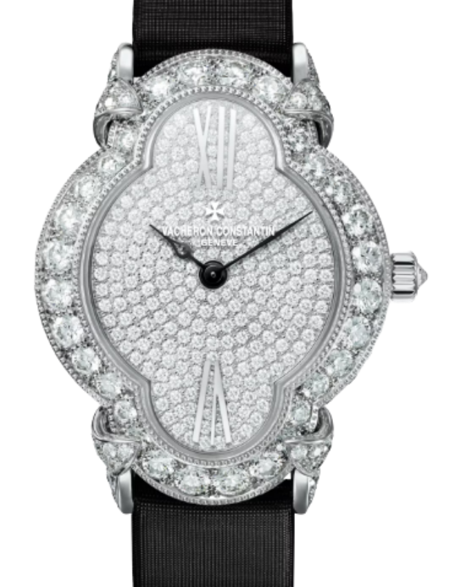 Vacheron Constantin Heures Creatives Heure Romantique White Gold Cut Diamonds Dial 1005J/000G-H169