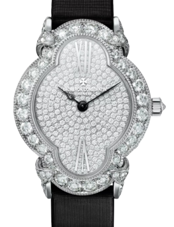 Vacheron Constantin Heures Creatives Heure Romantique White Gold Cut Diamonds Dial 1005J/000G-H169