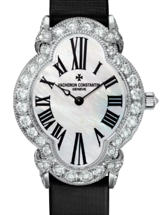 Vacheron Constantin Heures Creatives Heure Romantique White Gold Mother of Pearl Dial 1005J/000G-H168