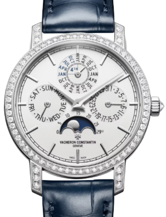 Vacheron Constantin Traditionnelle Perpetual Calendar Ultra-Thin 36.5mm White Gold Silver Dial 4305T/000G-H135