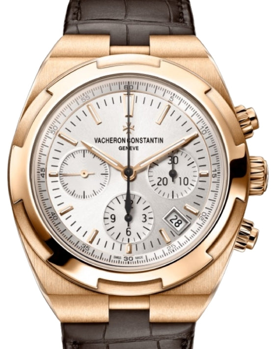 Vacheron Constantin Overseas Chronograph 42.5mm Pink Rose Gold Silver Dial 5500V/000R-B074 - BRAND NEW