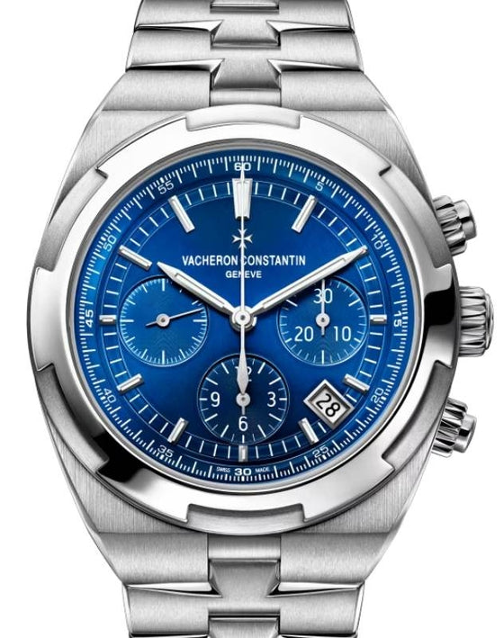 Vacheron Constantin Overseas Chronograph Steel 42.5mm Blue Dial 5520V/210A-B148 - BRAND NEW