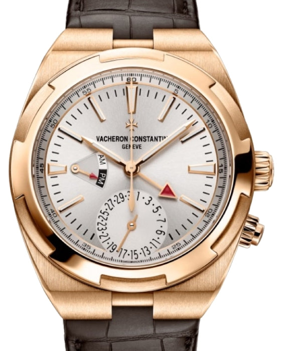 Vacheron Constantin Overseas Dual Time 41mm Pink Rose Gold Silver Dial 7900V/000R-B336 - BRAND NEW