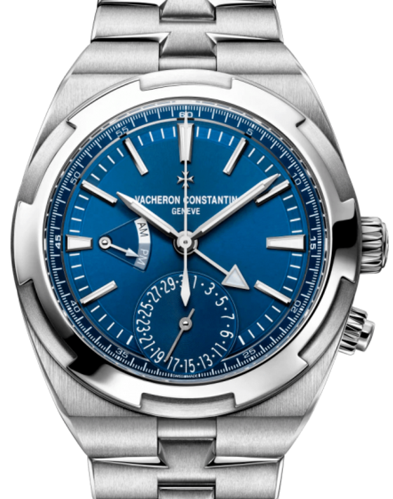 Vacheron Constantin Overseas Dual Time Stainless Steel Blue 41mm Index Dial 7900V/110A-B334 - PRE-OWNED
